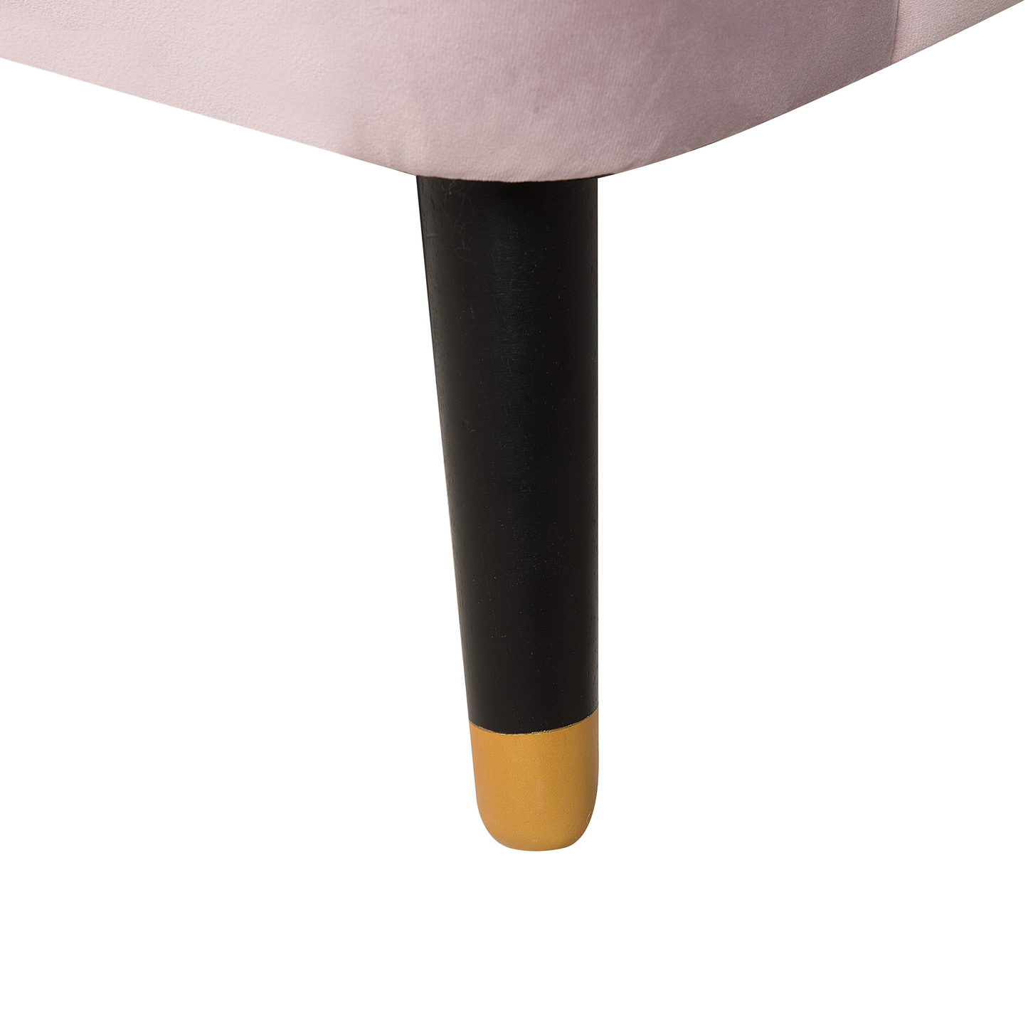 3-Sitzer Sofa Samtstoff rosa ALSVAG