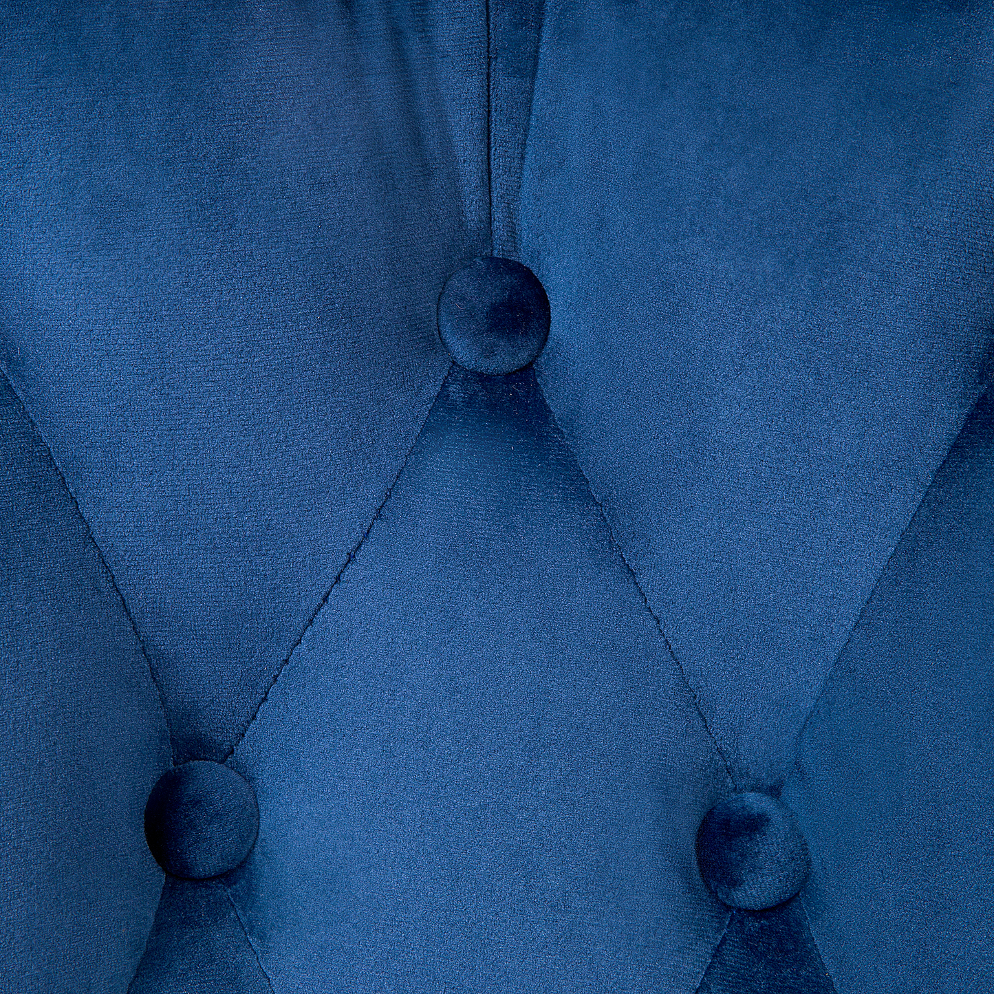 Bürostuhl drehbar PARRISH Samtstoff Marineblau