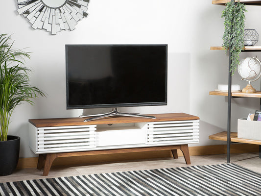 TV-Möbel DETROIT Braun / Weiss