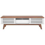 TV-Möbel DETROIT Braun / Weiss