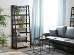 Bücherregal mit 5 Fächern CROYDON 163 cm Schwarz