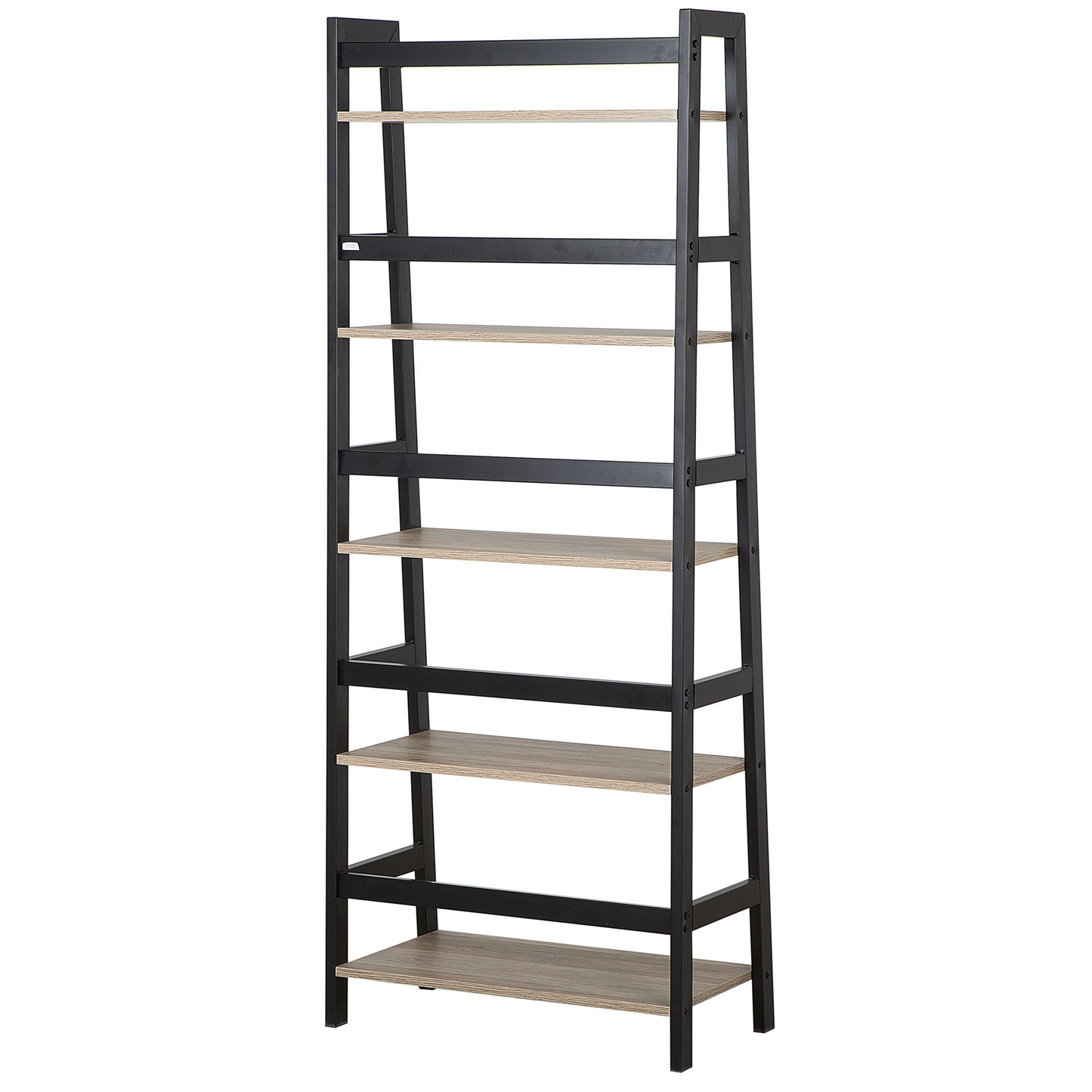 Bücherregal mit 5 Fächern CROYDON 163 cm Schwarz