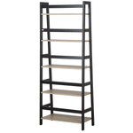 Bücherregal mit 5 Fächern CROYDON 163 cm Schwarz