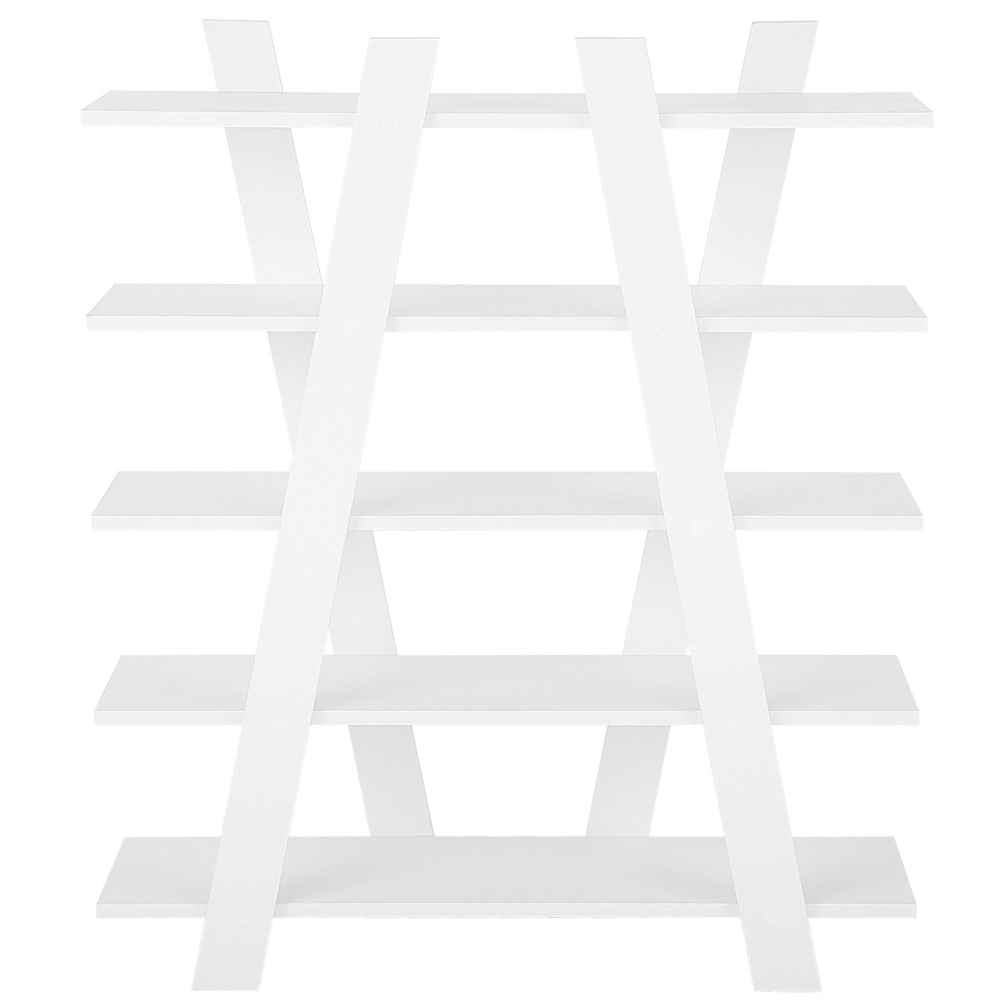 Bücherregal mit 5 Fächern ESCALANTE 116 cm Weiss