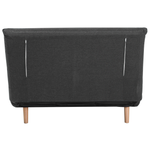 1-Sitzer Schlafsofa dunkelgrau / hellbraun SETTEN