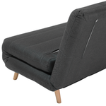 1-Sitzer Schlafsofa dunkelgrau / hellbraun SETTEN