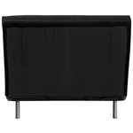 1-Sitzer Schlafsofa schwarz / silber FARRIS