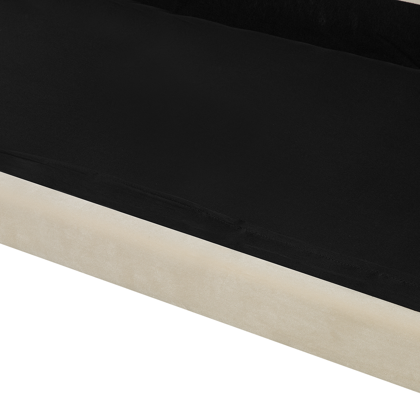 2-Sitzer Sofa Samtstoff cremeweiss EIKE