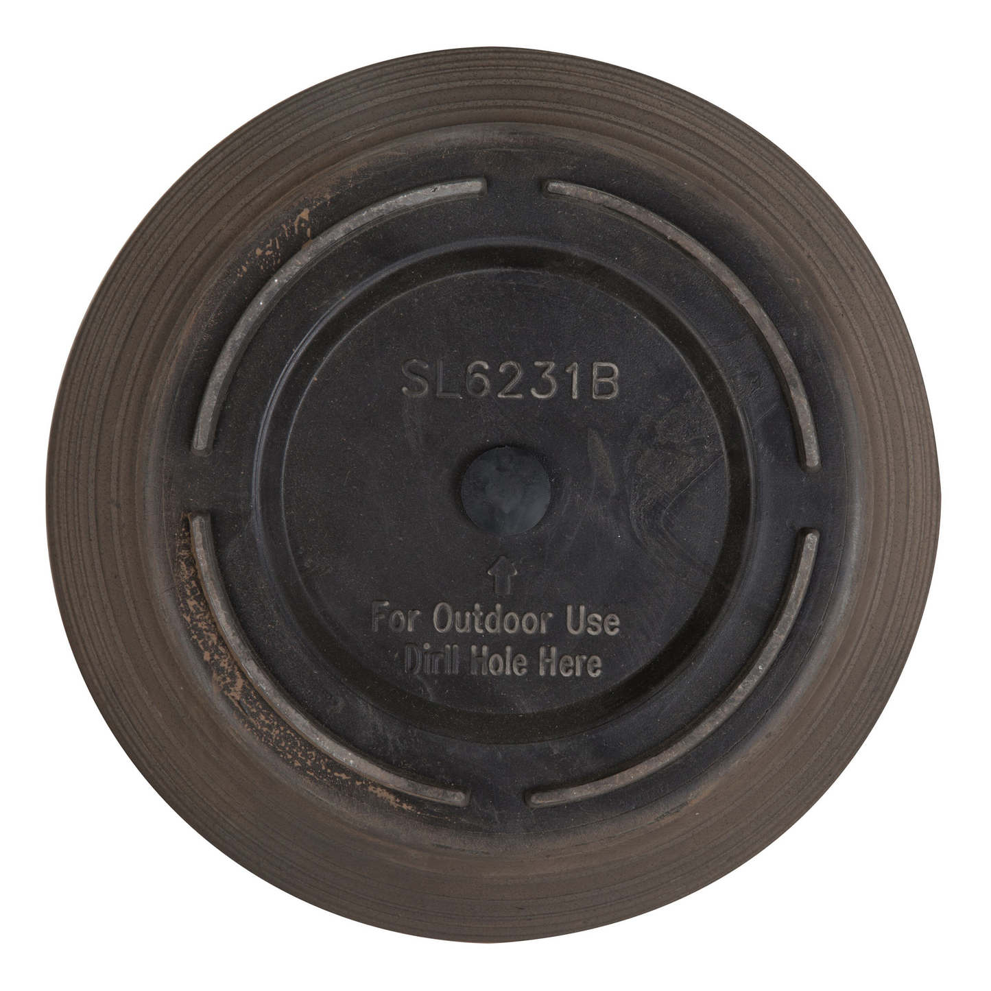 Blumenkübel KATALIMA Stein 43 cm Braun