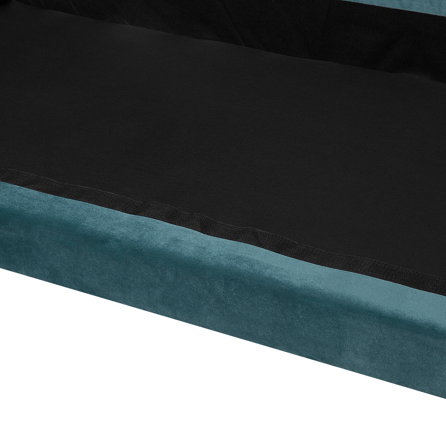 2-Sitzer Sofa Samtstoff blaugrün EIKE