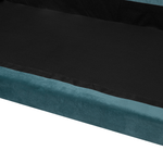 2-Sitzer Sofa Samtstoff blaugrün EIKE