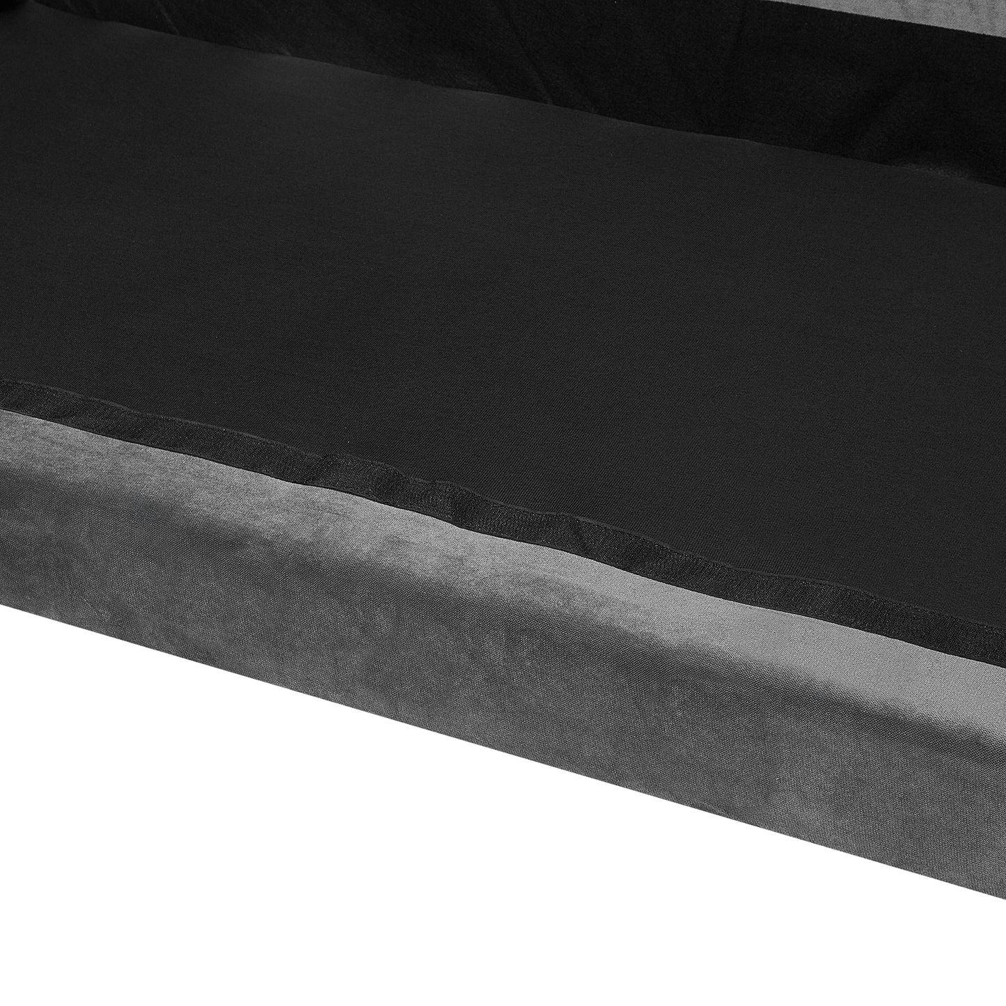 2-Sitzer Sofa Samtstoff grau EIKE