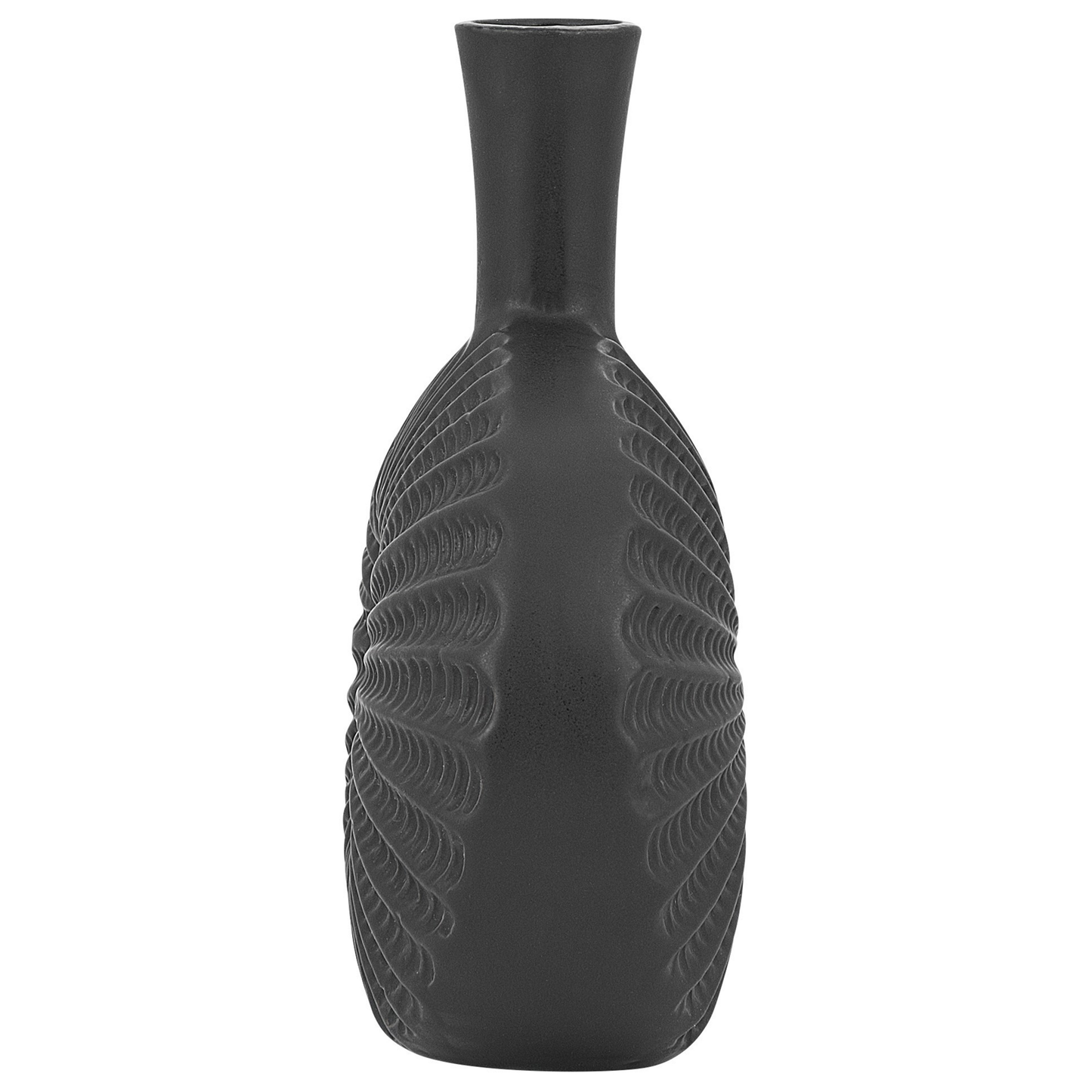 Dekovase ARWAD Steinzeug 24 cm Schwarz