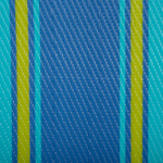 Outdoor Teppich blau 120 x 180 cm Streifenmuster Kurzflor ALWAR