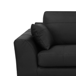 3-Sitzer Sofa Leder schwarz TORGET