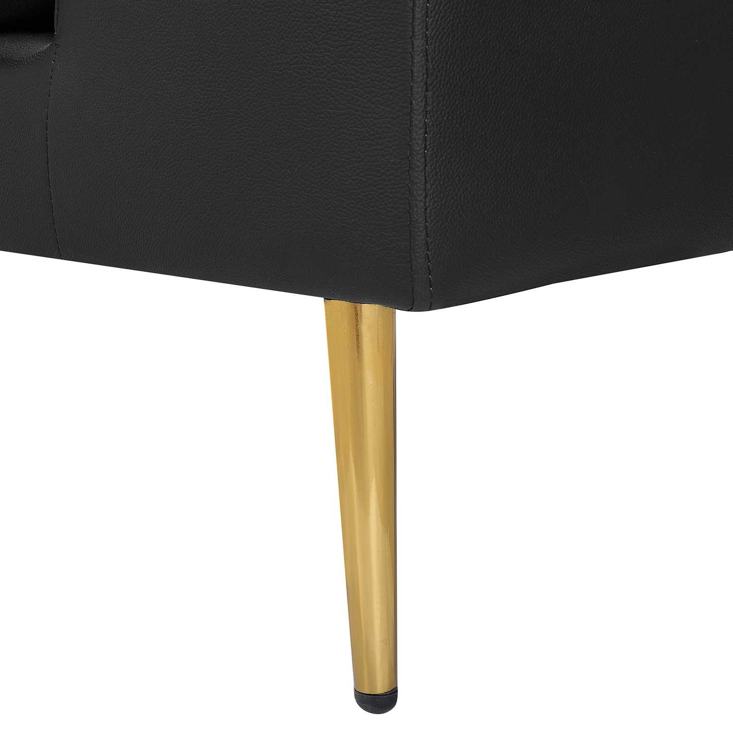 3-Sitzer Sofa Leder schwarz TORGET