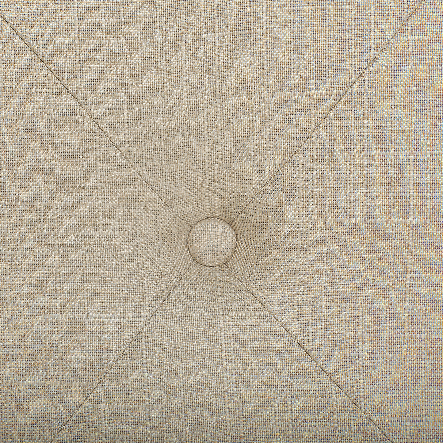 Bett mit Lattenrost Stoff AUREL 160 x 200 cm Beige
