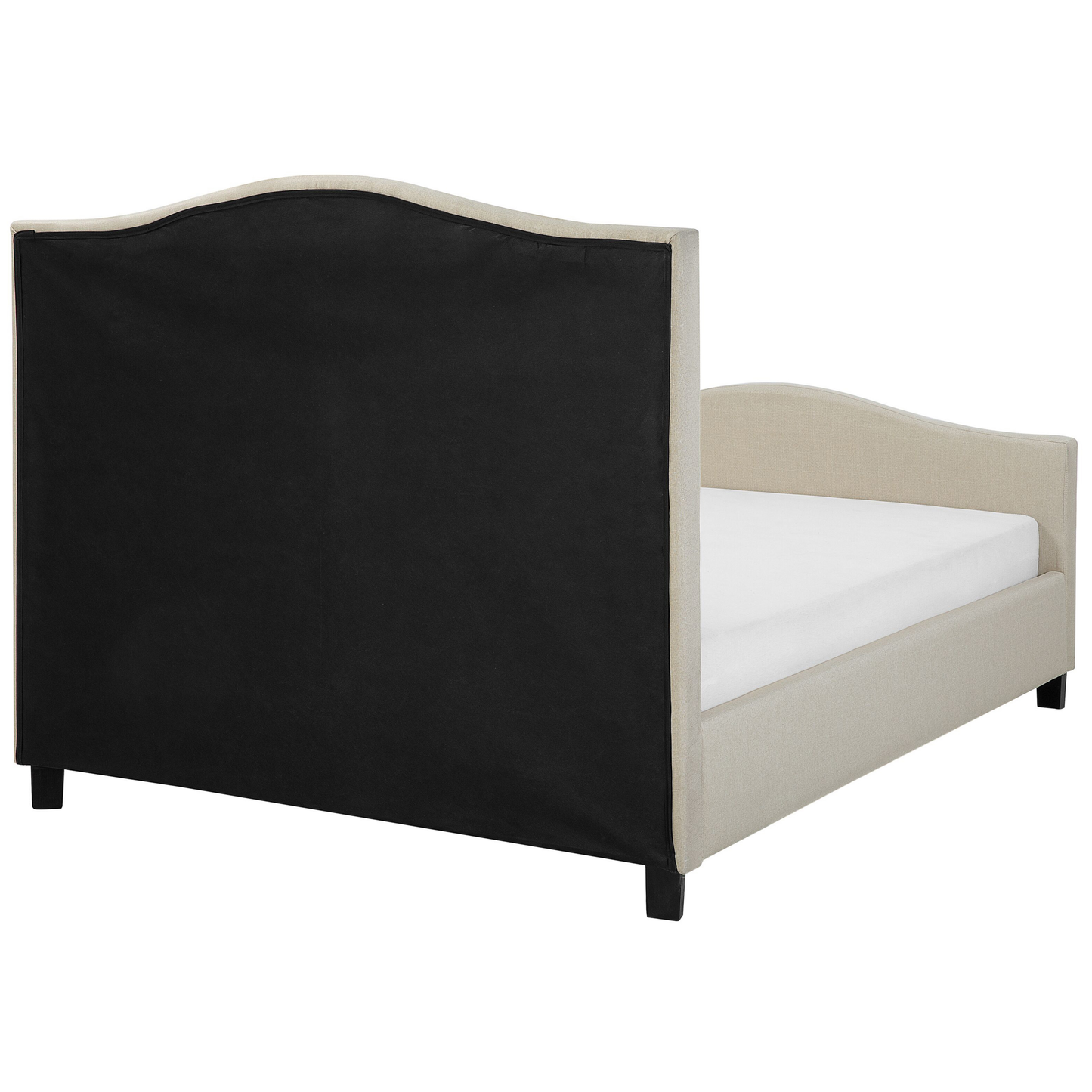 Bett mit Lattenrost Stoff AUREL 180 x 200 cm Beige