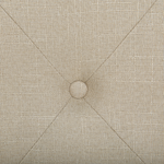 Bett mit Lattenrost Stoff AUREL 180 x 200 cm Beige