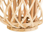 Laterne MAURITIUS Holz 30 cm Naturfarben