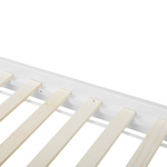 Bett mit Lattenrost Kiefernholz TANNAY 140 x 200 cm Weiss