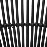 Esszimmerstuhl SARITA Rattan Schwarz