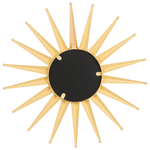 Wandspiegel PERELLI 60 cm 60 cm Metall Gold