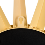 Wandspiegel PERELLI 60 cm 60 cm Metall Gold