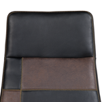 Bürostuhl Kunstleder Braun DELUXE