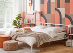 Bett mit Lattenrost Metall CUSSET 180 x 200 cm Weiss