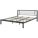 Bett mit Lattenrost Metall CUSSET 180 x 200 cm Schwarz