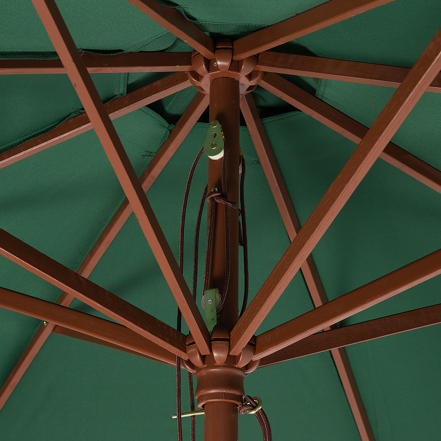 Marktschirm 270 cm TOSCANA Dunkelgrün