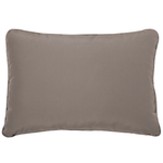 Gartenbank mit Auflage PORTICI 210 cm Eukalyptusholz Hellbraun / Taupe