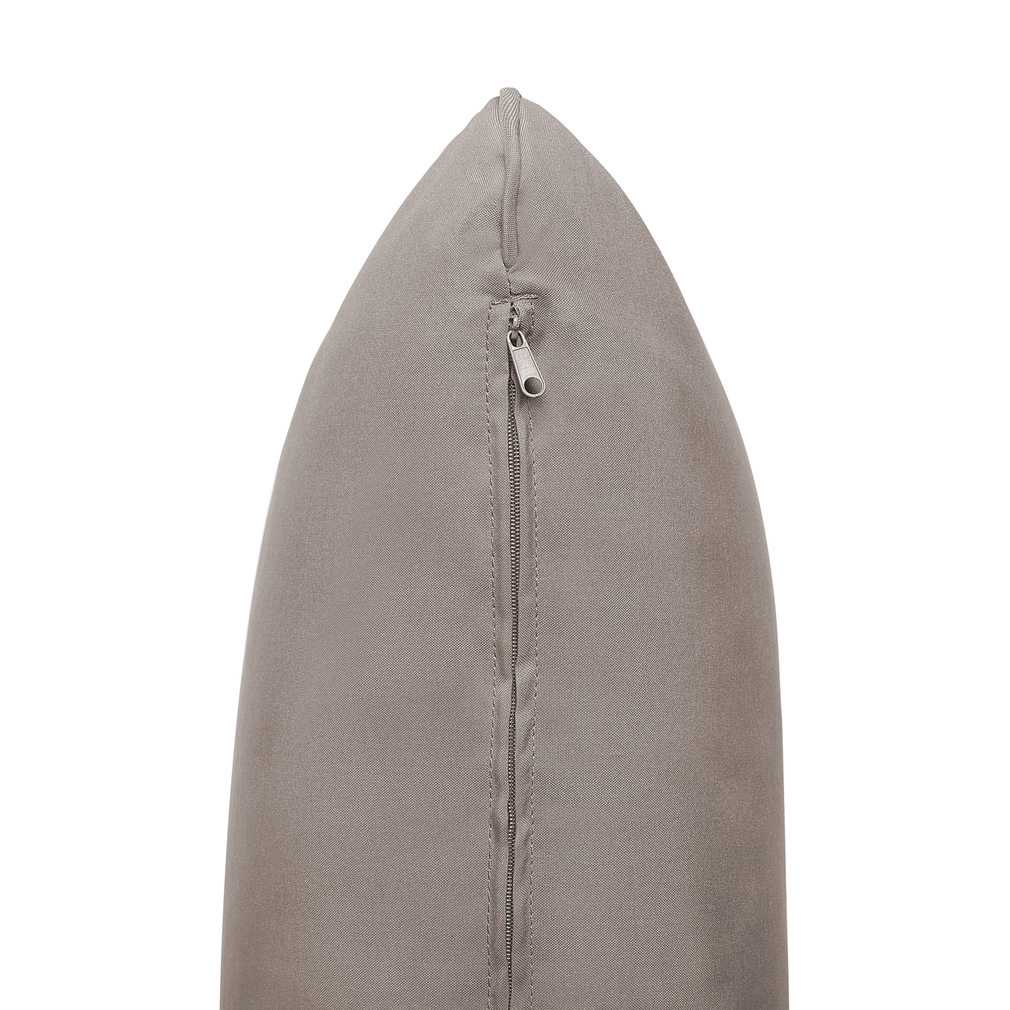 Gartenbank mit Auflage PORTICI 210 cm Eukalyptusholz Hellbraun / Taupe