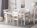 Esstisch GEORGIA Weiss 150 cm 90 cm Holz