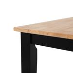 Esstisch HOUSTON Braun / Schwarz 120 cm 75 cm Holz