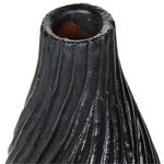 Dekovase FLORENTIA Keramik 50 cm Schwarz