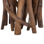 Beistelltisch weiss ⌀ 36 cm HOUMA