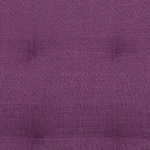 Schlafsofa Polsterbezug violett rechtsseitig mit Ottomane ABERDEEN