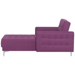 Chaiselongue Polsterbezug violett / silber ABERDEEN