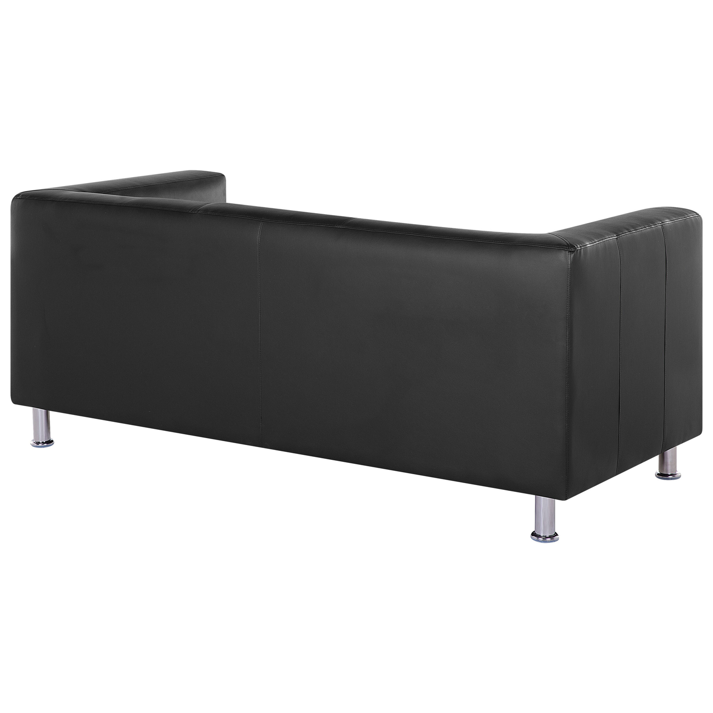 3-Sitzer Sofa Kunstleder schwarz FLORO