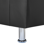 3-Sitzer Sofa Kunstleder schwarz FLORO