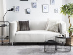 3-Sitzer Sofa Kunstleder weiss FLORO