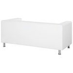 3-Sitzer Sofa Kunstleder weiss FLORO