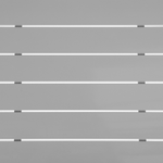 Ausziehbarer Gartentisch PERETA 175/255 cm 100 cm Metall Hellgrau