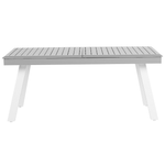 Gartenmöbel Set 6-Sitzer PERETA Metall Grau