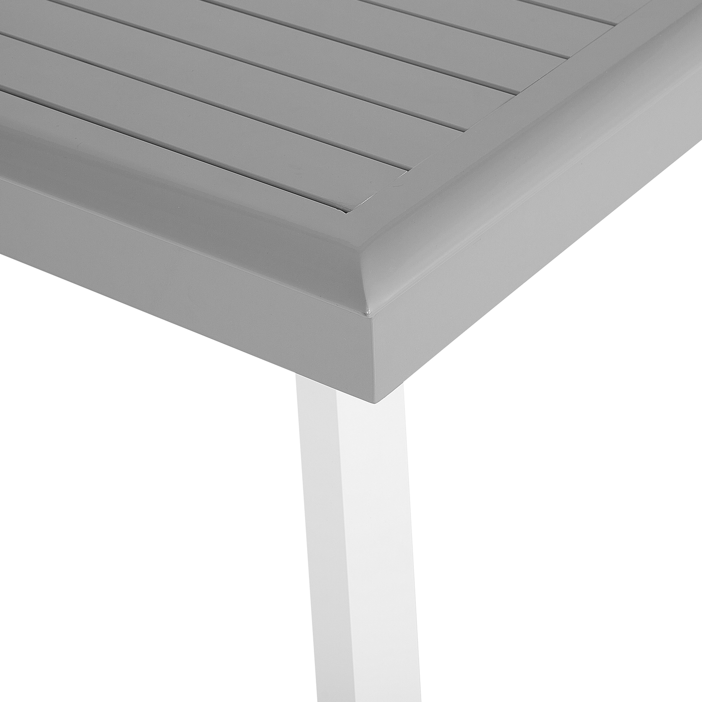 Gartenmöbel Set 6-Sitzer PERETA Metall Grau