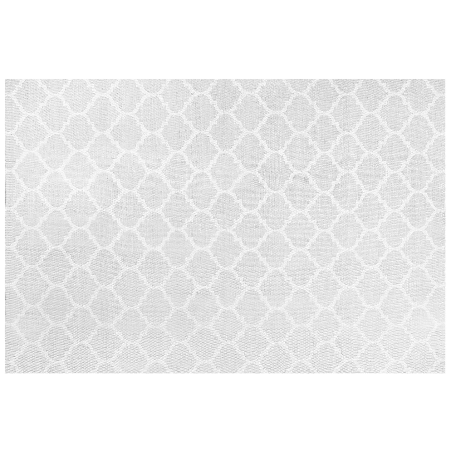 Outdoor Teppich grau 160 x 230 cm marokkanisches Muster zweiseitig Kurzflor AKSU