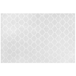 Outdoor Teppich grau 160 x 230 cm marokkanisches Muster zweiseitig Kurzflor AKSU