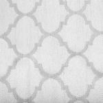 Outdoor Teppich grau 160 x 230 cm marokkanisches Muster zweiseitig Kurzflor AKSU